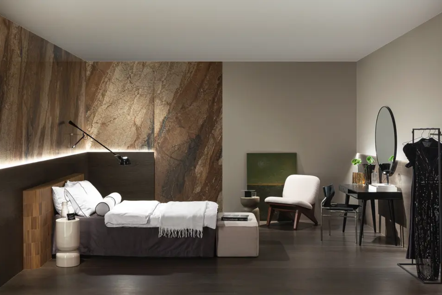 Elegancka sypialnia modern luxury